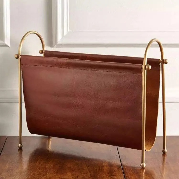 Lighting And Decor Magazine - Retro nostalgic light luxury leather metal