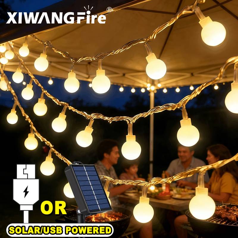 3-10M Solar/USB/Battery String - String Light Outdoor 评论和价格
