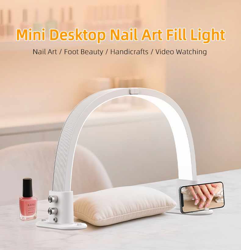 Mini half moon nail fill light - Led Moon Lamp 评论和价格