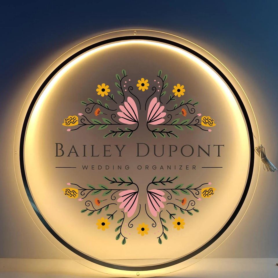 Custom Shop Logo 3D Acrylic Si - Lighting Decor Company 评论和价格