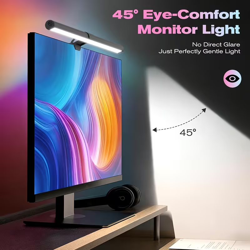 USB Powered LED Monitor Light  - Touch Dimmer Lamp 评论和价格