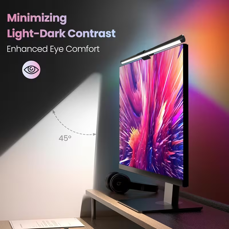Monitor Light Bar LED Computer - Touch Dimmer Lamp 评论和价格