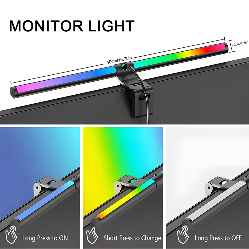 Monitor Light Bar LED Computer - Touch Dimmer Lamp 评论和价格