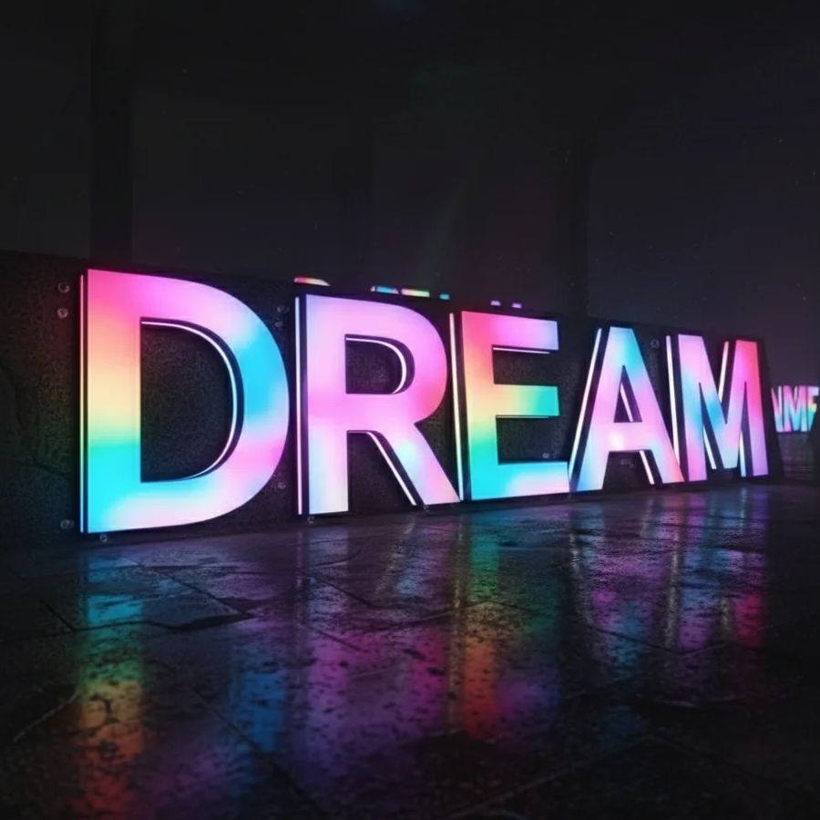 Custom RGB Metal LED Sign Wall - Lighting Decor Company 评论和价格