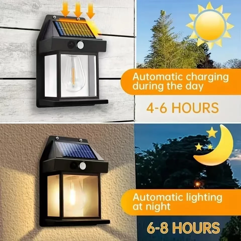 Outdoor Solar Tungsten Wall Li - String Light Outdoor 评论和价格