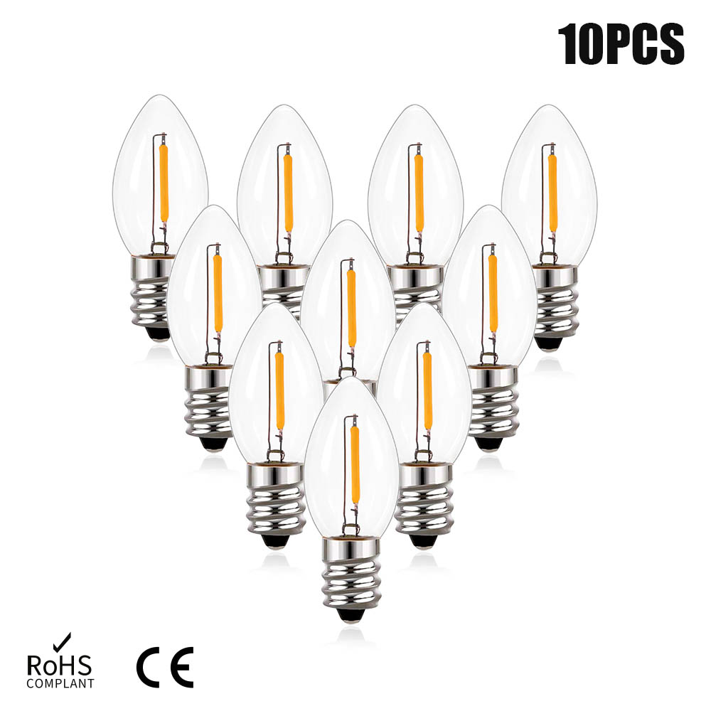 Edison Led Candle Light Bulb E - Lighting Effect Home Decor 评论和价格