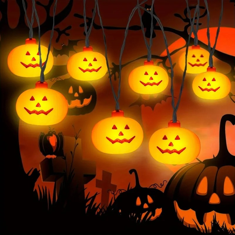 Battery Powered Halloween Pump - String Light Outdoor 评论和价格