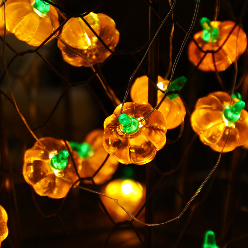 Halloween Pumpkin Light String - Home Decor Lighting Tricks 评论和价格