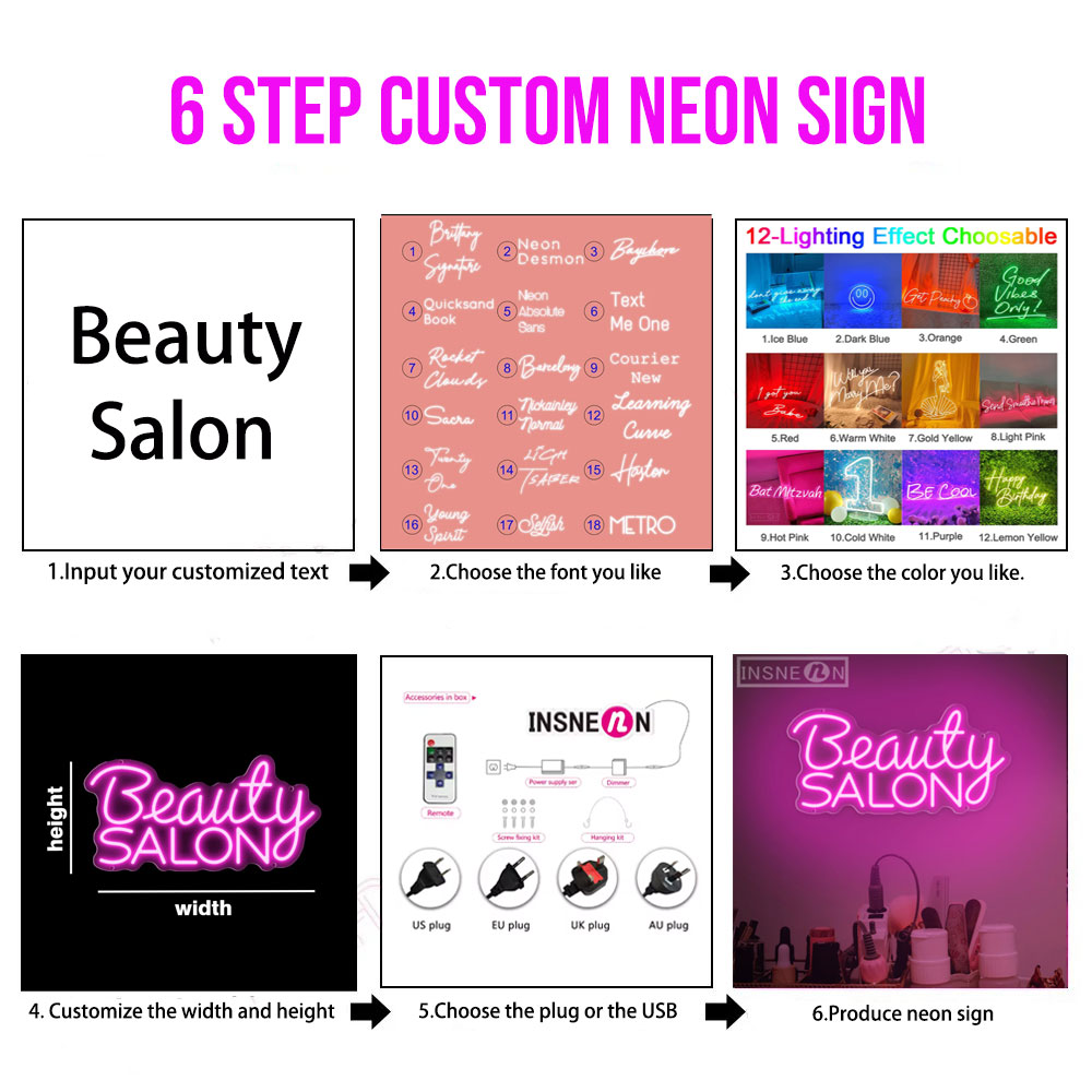 Custom Led Neon Signs LED Ligh - Lighting Decor Wedding 评论和价格