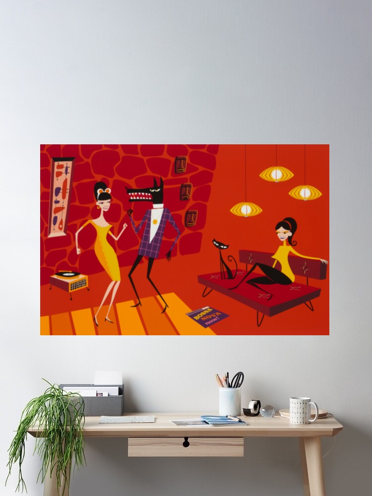 Josh Agle Bossa Nova Now Photo - Nova Decor & Lighting Julestjerne 评论和价格