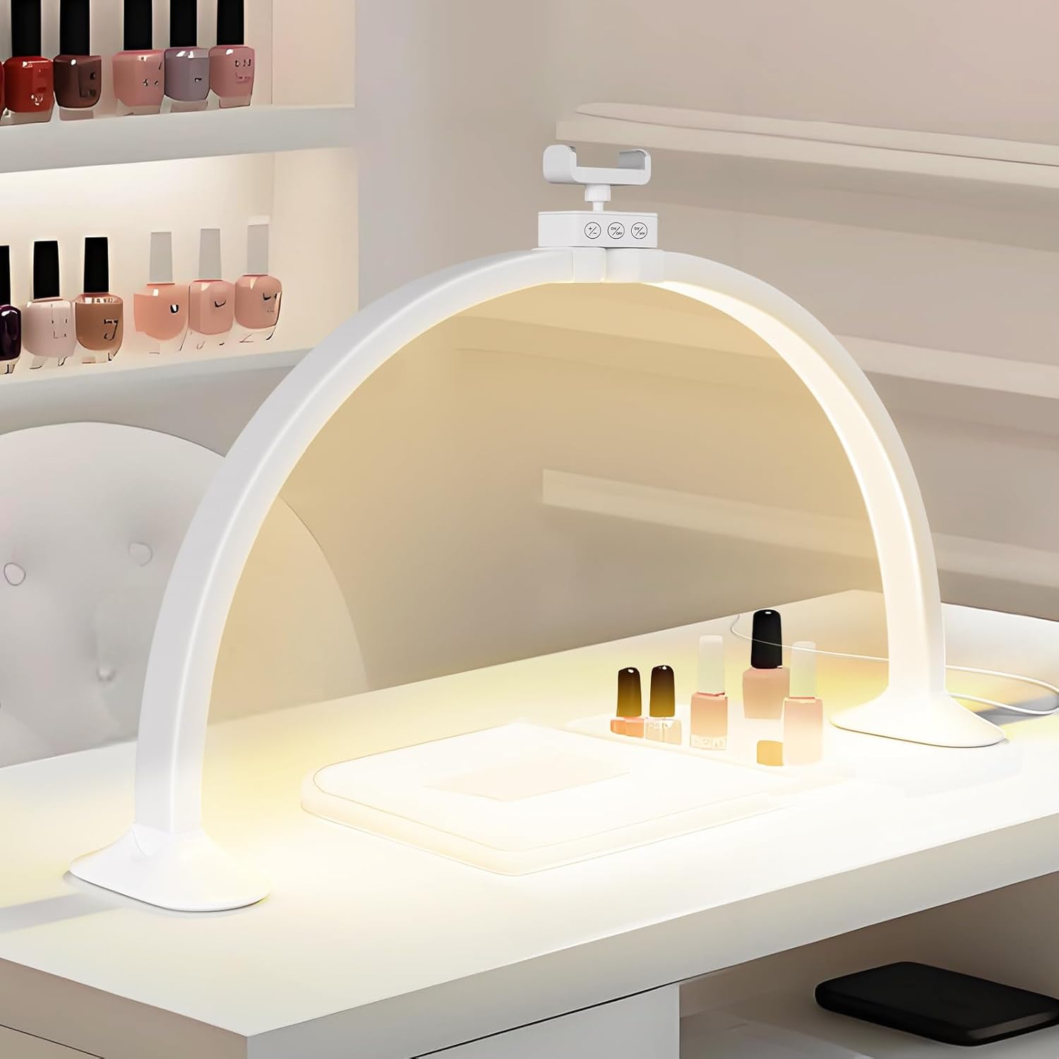 Half Moon Light U-Shaped Nail  - Led Moon Lamp 评论和价格